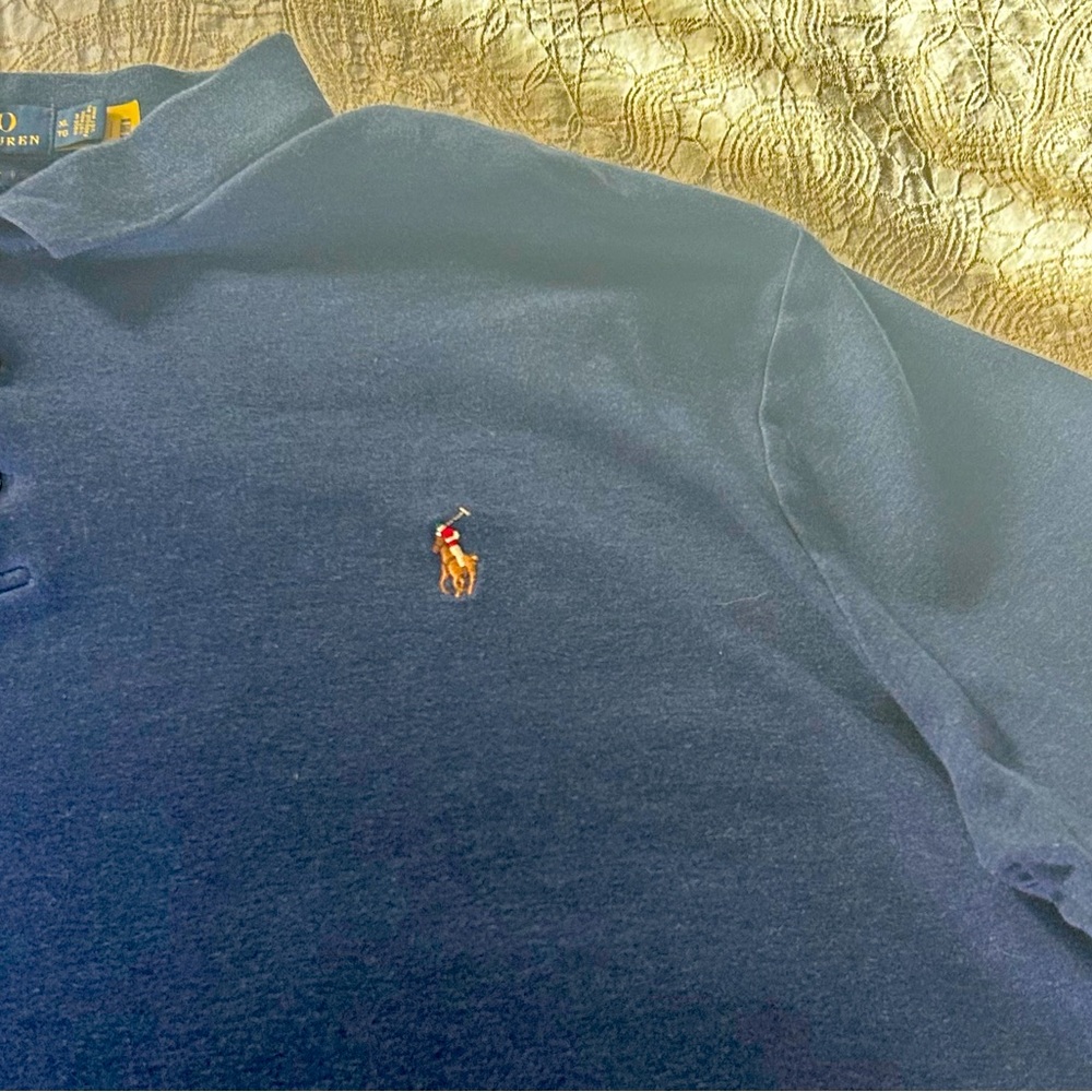 Polo Ralph Lauren Short Sleeve Polo (Sz: XL) Color: Navy. Classic fit